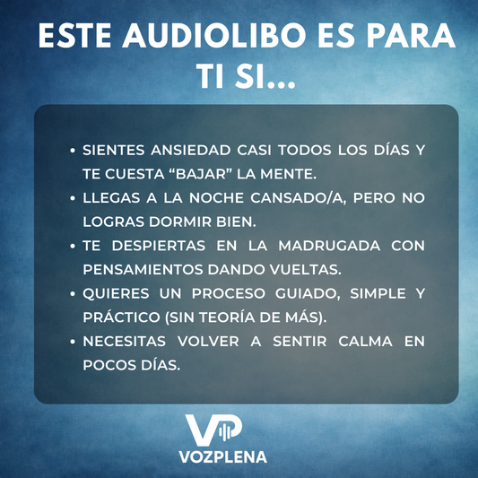 EL SECRETO DE LA PAZ MENTAL: CALMAR LA ANSIEDAD DIARIA Y LOGRAR DORMIR MEJOR EN 7 DÍAS