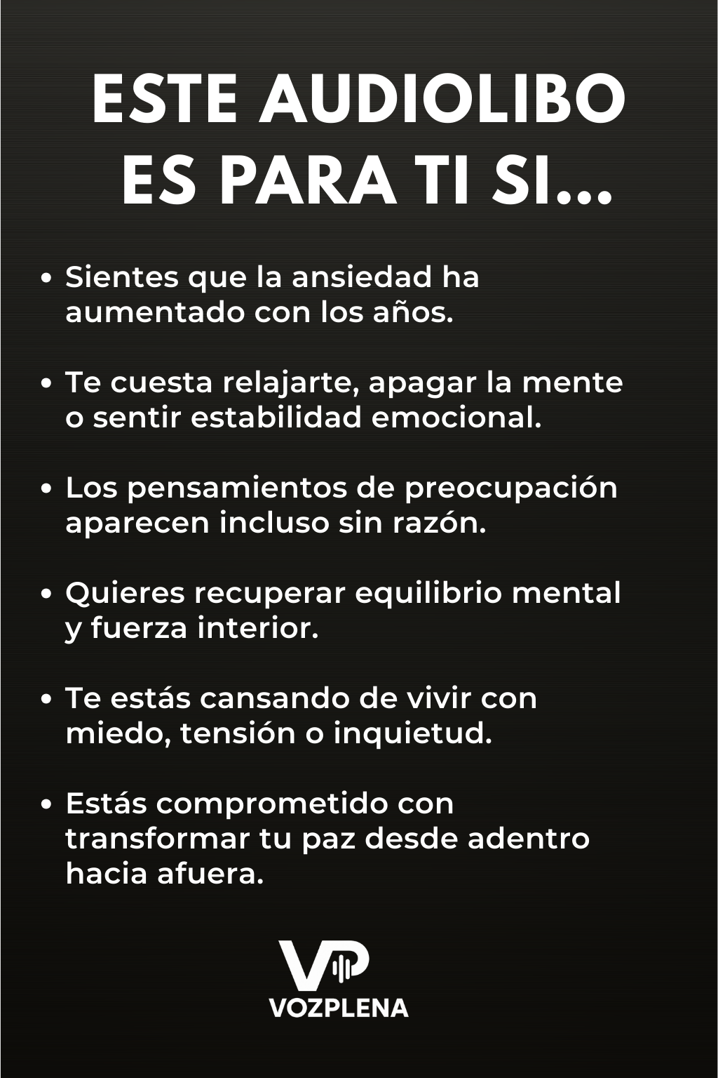 EL SECRETO DE LA PAZ MENTAL A LOS 50