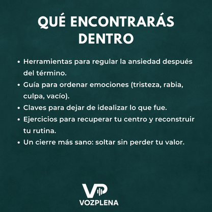CÓMO ENFRENTAR EL TÉRMINO DE UNA RELACIÓN